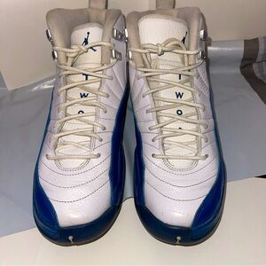 Nike Air Jordan XII 12 Retro (GS) White French Blue 153265141 SZ 7Y 8.5 women’s